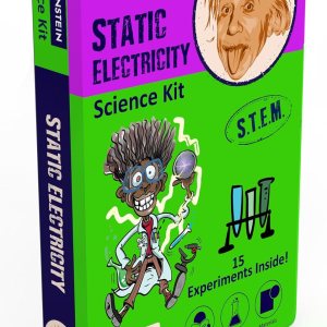 Kit de ciencia de laboratorio de electricidad estática de Einstein para niños. STEM para niños y niñas de 8 años en adelante. 15 experimentos Kit de ciencia de laboratorio de electricidad estática de Einstein para niños. STEM para niños y niñas de 8 años en adelante. 15 experimentos