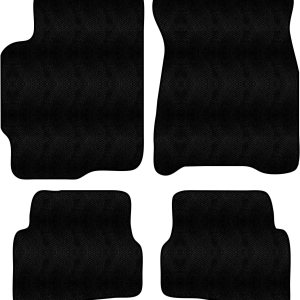 Alfombrillas delanteras y traseras de ajuste personalizado, color negro, compatibles con Mazda 626 1997 1996 1995 1994 1993 Alfombrillas delanteras y traseras de ajuste personalizado, color negro, compatibles con Mazda 626 1997 1996 1995 1994 1993