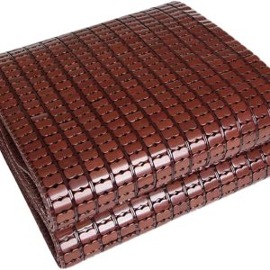 KeewEn Tapete plegable de bambú para cama, refrescante para el verano, absorbe el sudor y es transpirable, cubrecolchón duradero para dormitorio KeewEn Tapete plegable de bambú para cama, refrescante para el verano, absorbe el sudor y es transpirable, cubrecolchón duradero para dormitorio