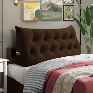 BALUS Almohada de cuña para cabecero de lectura, Almohadas de respaldo para sentarse en la cama, Almohadas largas de esponja, Almohada de cojín de BALUS Almohada de cuña para cabecero de lectura, Almohadas de respaldo para sentarse en la cama, Almohadas largas de esponja, Almohada de cojín de