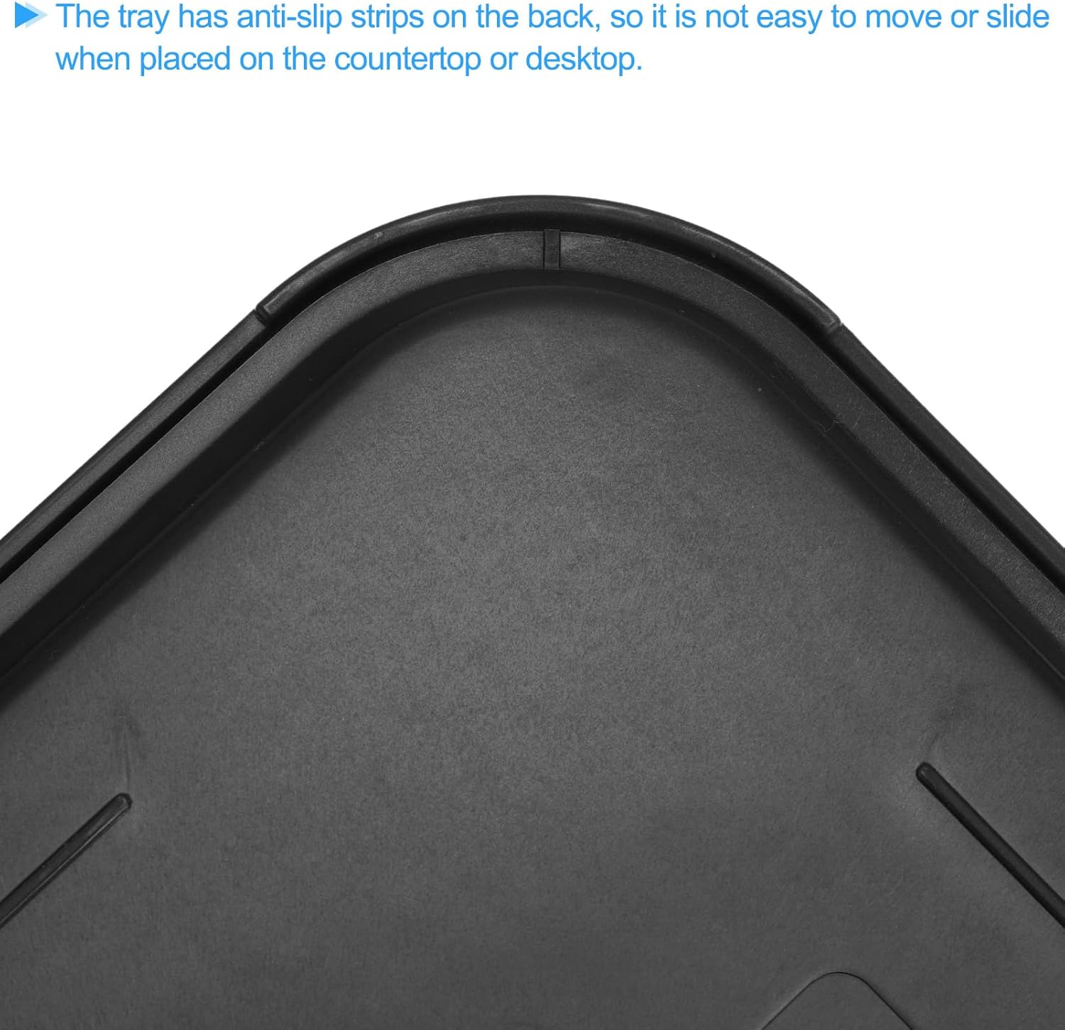 uxcell Bandejas de plástico de comida rápida a granel de 12 x 16 pulgadas, bandejas rectangulares para servir, bandejas para cafetería, platos para