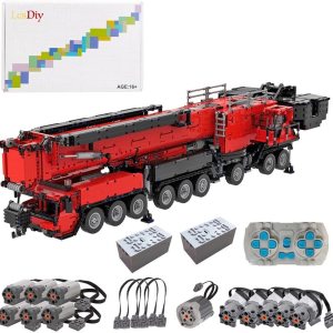 Technic Crane para grúa Liebherr LTM1750, 7778 piezas exclusivas MOC RC construcción de grúa con 12 motores, compatible con Lego Technic Crane para grúa Liebherr LTM1750, 7778 piezas exclusivas MOC RC construcción de grúa con 12 motores, compatible con Lego