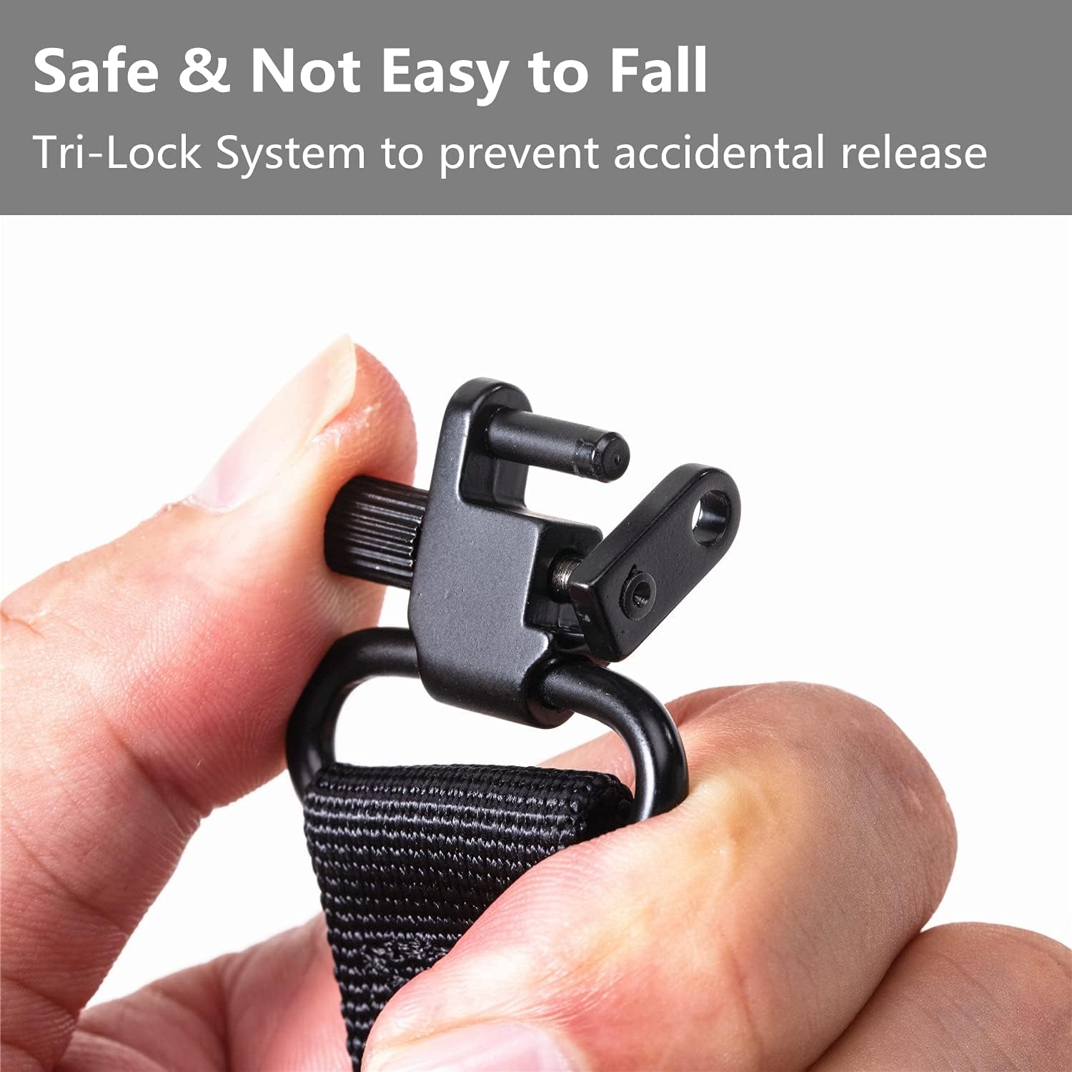 Sling Swivel Mount 1 1.25 1.5 pulgadas dos puntos Sling fijación clips