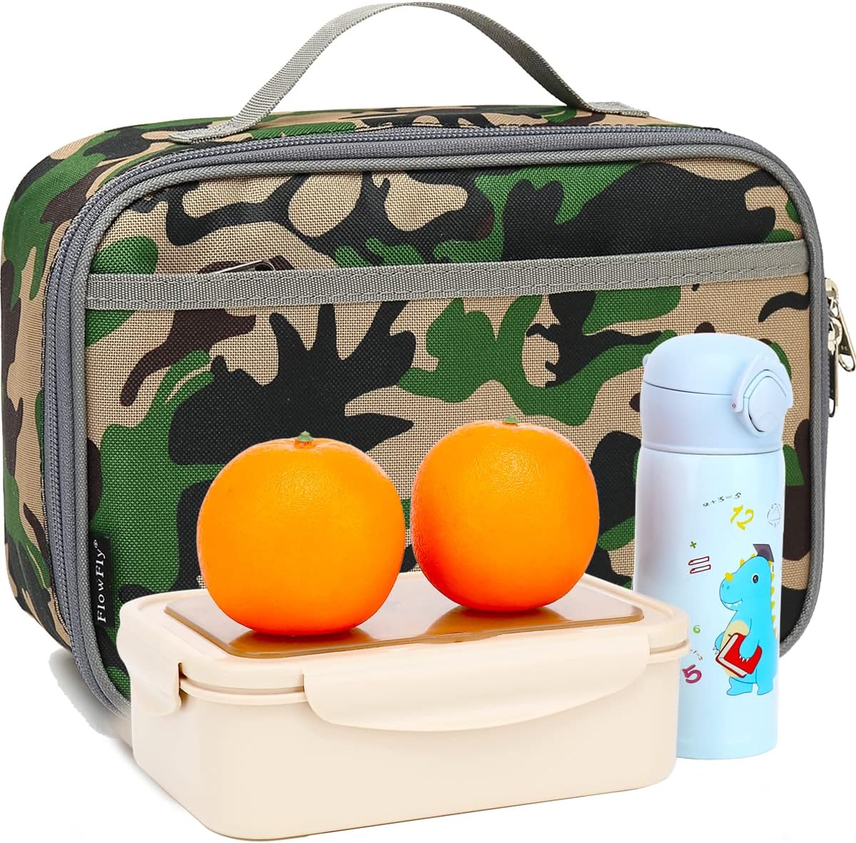 FlowFly – Lonchera infantil, minibolsa suave aislada, minihielera para el regreso a clases, bolsa térmica para comida y alimentos para niñas y niños