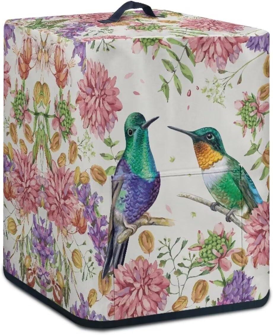 ZUXONGSY Fundas para mezcladores de moda, de material suave, para freidora de aire, colibrí, decoración de cocina para interiores, duradera,