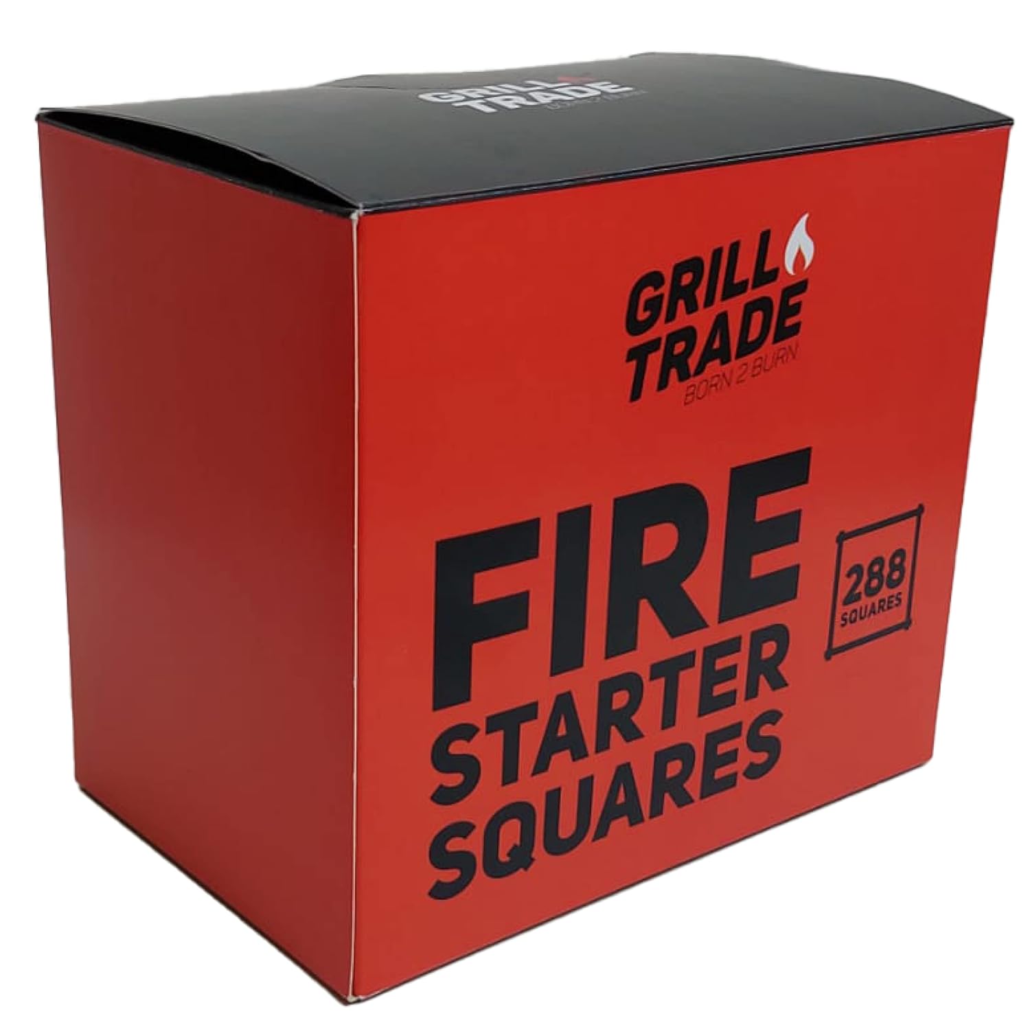 Grill Trade Arrancadores de fuego para estufa de leña, arrancador de chimenea, cuadrados de arranque de fuego, 288 piezas de arrancadores de fuego