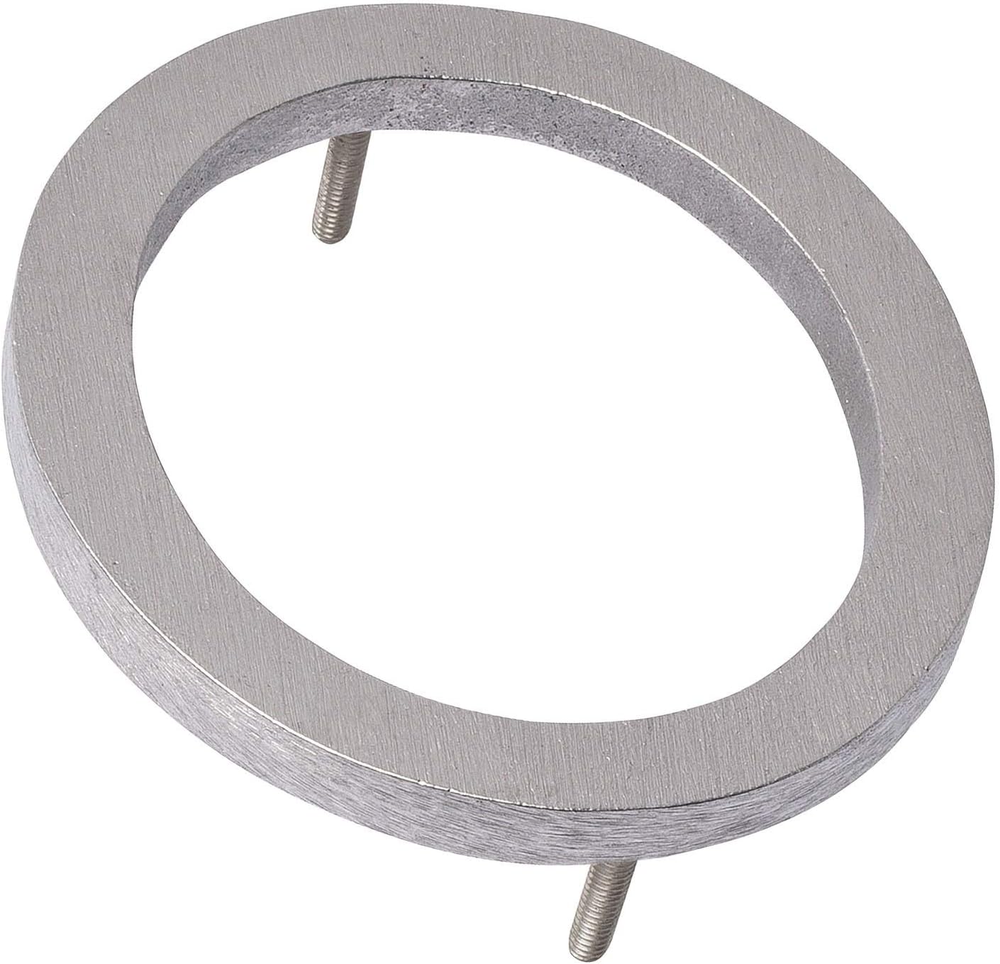 Montague Metal Products MHN-24-F-BA1-0 Números flotantes modernos sólidos de la casa de la dirección, aluminio cepillado pulido