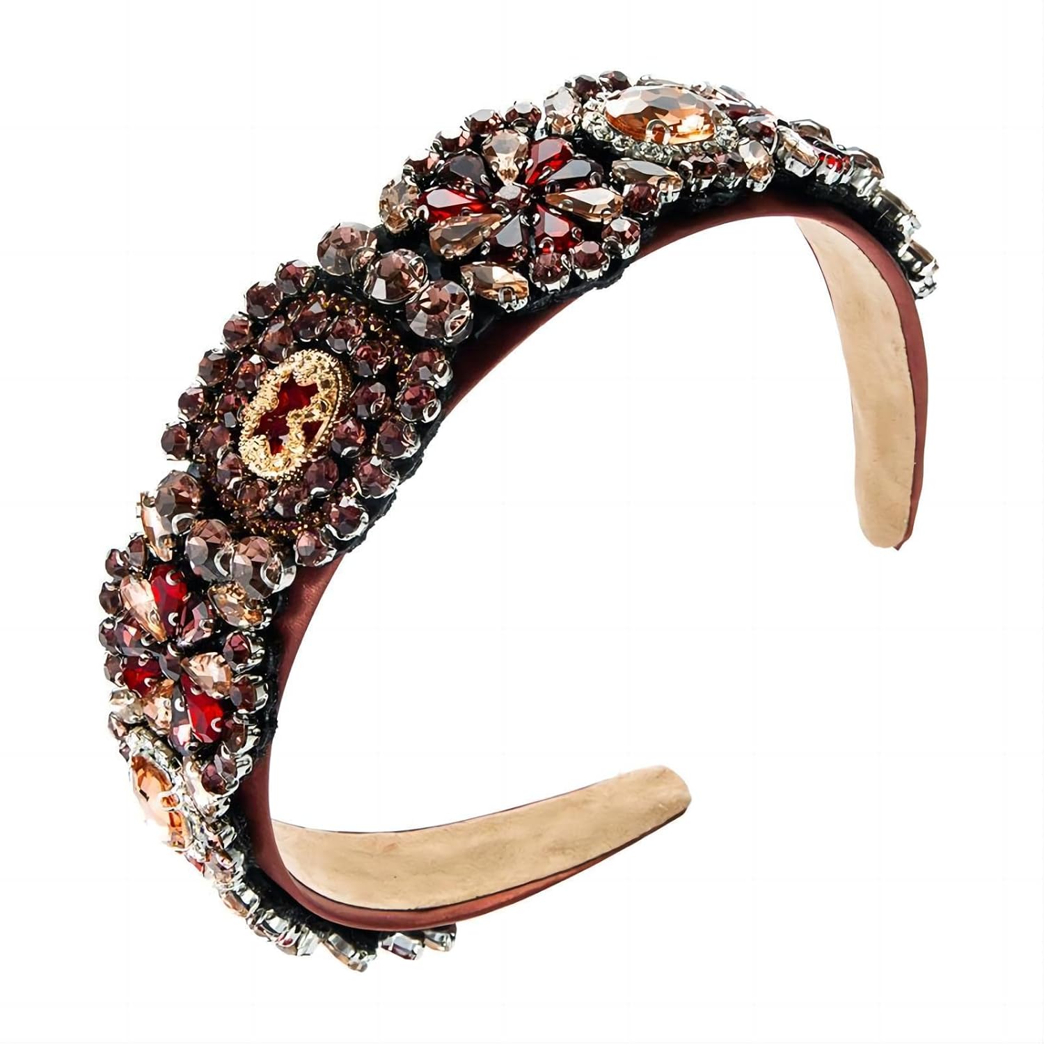 Diadema de moda para mujer, hermosa diadema retro con diamantes de imitación de cristal, accesorios para mujeres y niñas (diadema 3)