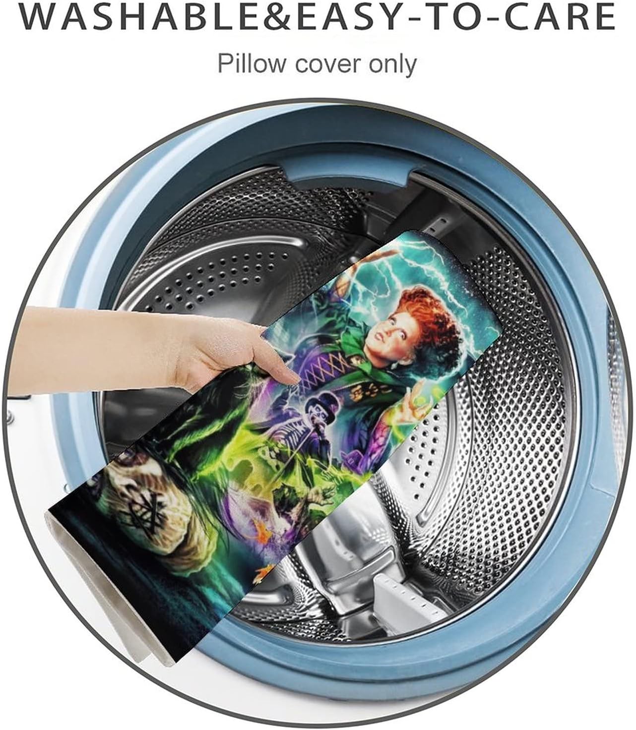Fundas de almohada de película clásica de terror de 18 x 18 pulgadas, fundas de almohada decorativas de Halloween para decoración de fiesta temática