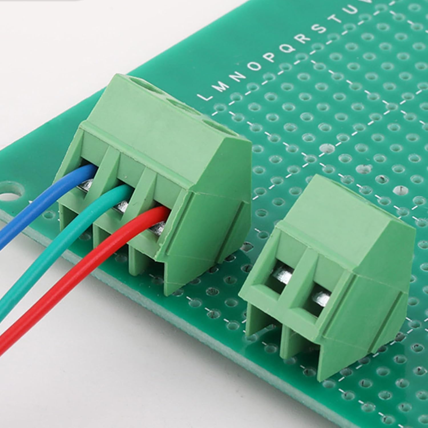 ATMLCOER 50 conectores de bloque de terminales de tornillo de montaje en PCB de paso de 0.100 in0.1 pulgadas 2P 3P 4P para Arduino y cables de