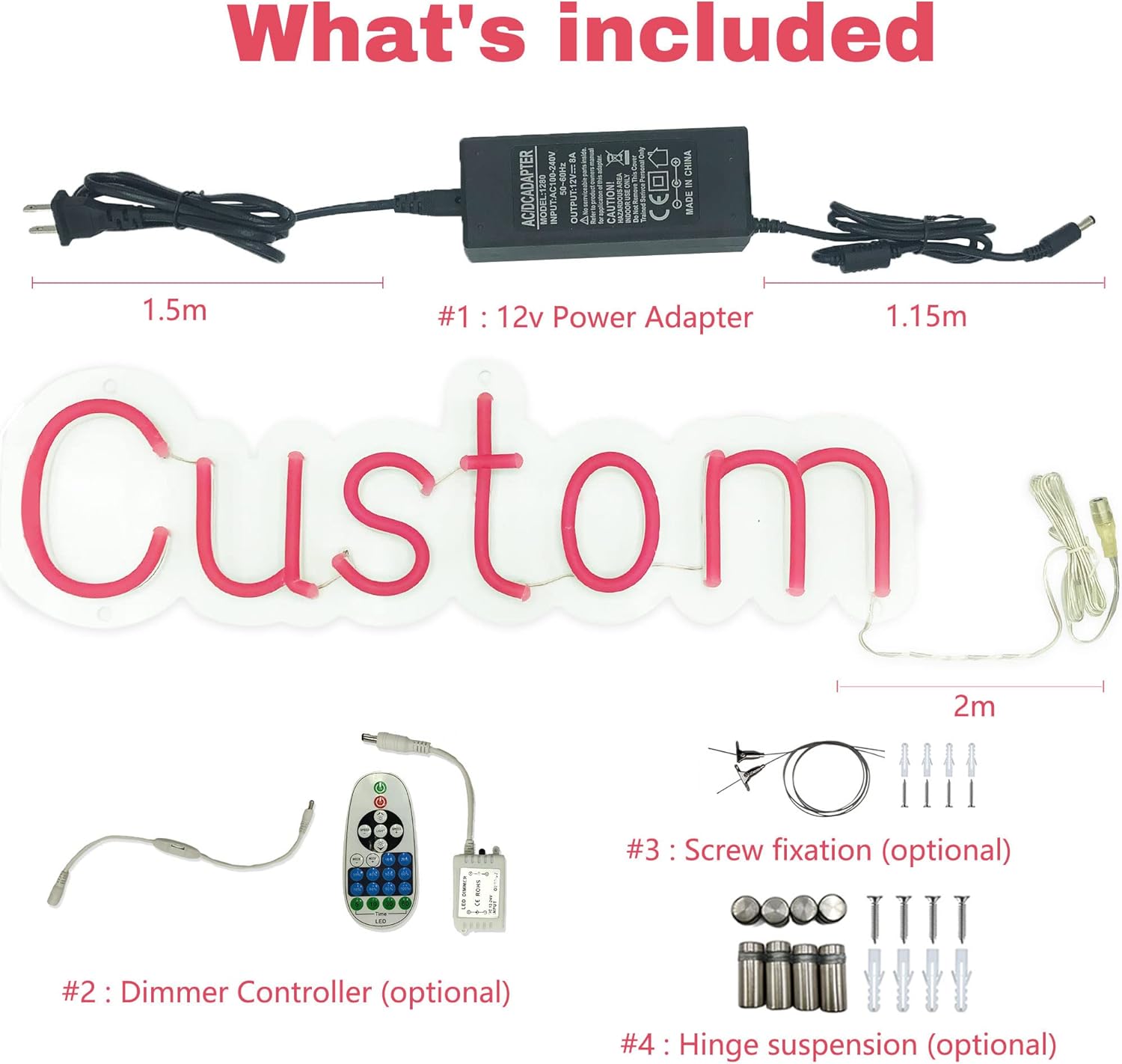 Letrero de neón LED personalizado para dormitorio, boda, fiesta de cumpleaños, sala de juegos, hogar, bar, salón, negocios, logotipo, letrero de