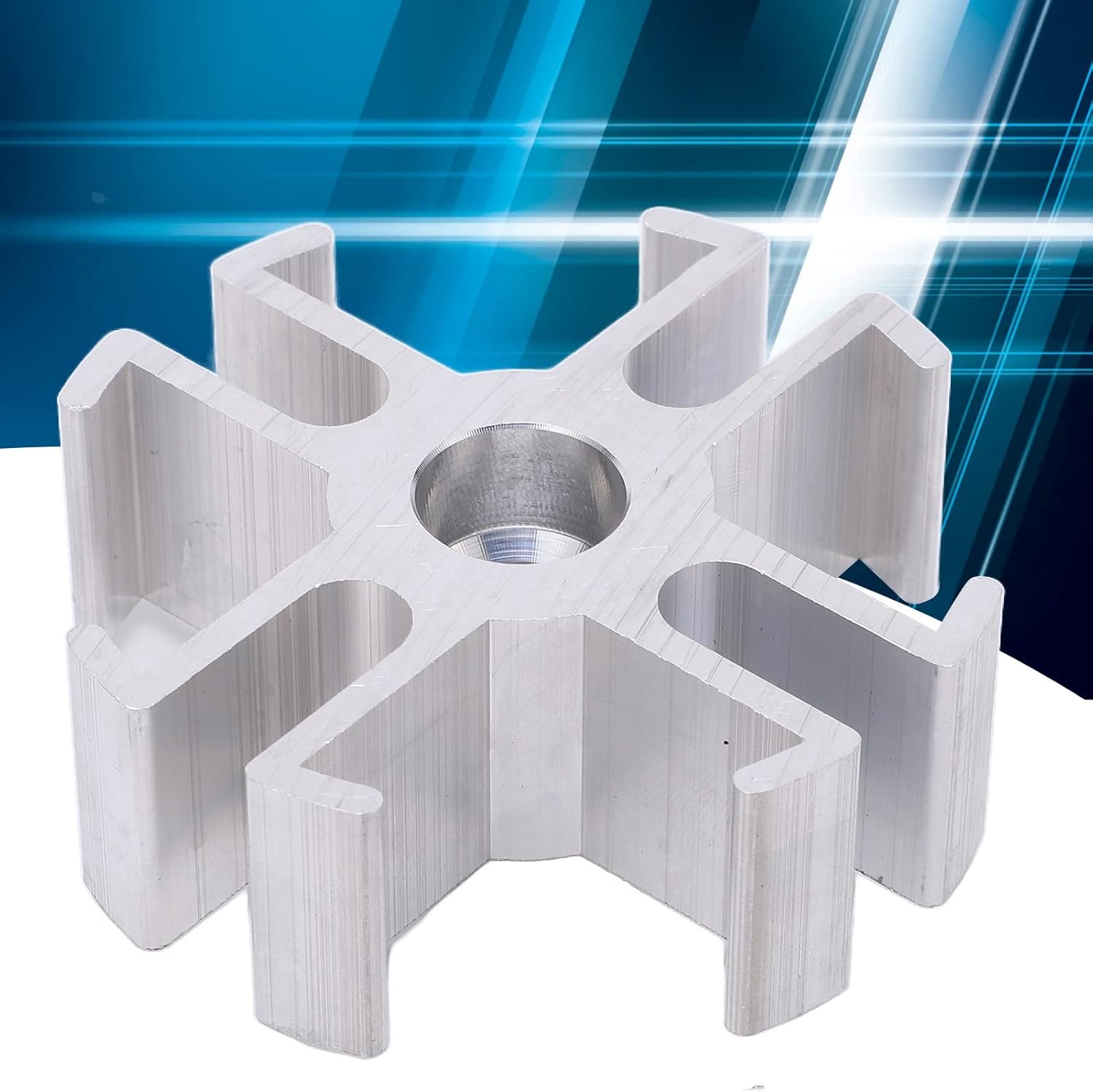 Kit espaciador de ventilador de radiador, kit espaciador de ventilador de aluminio de 1 pulgada, kit de espaciador de ventilador de refrigeración de
