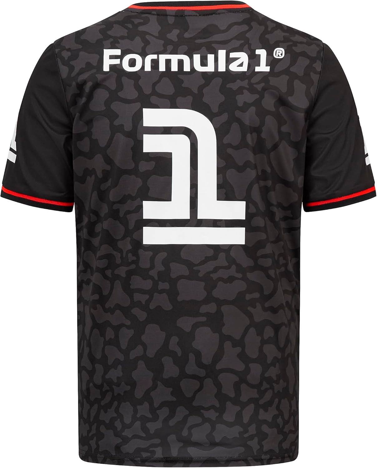 Colección Fórmula 1 – Camiseta deportiva F1 Camo – Negro – Talla M, Negro –