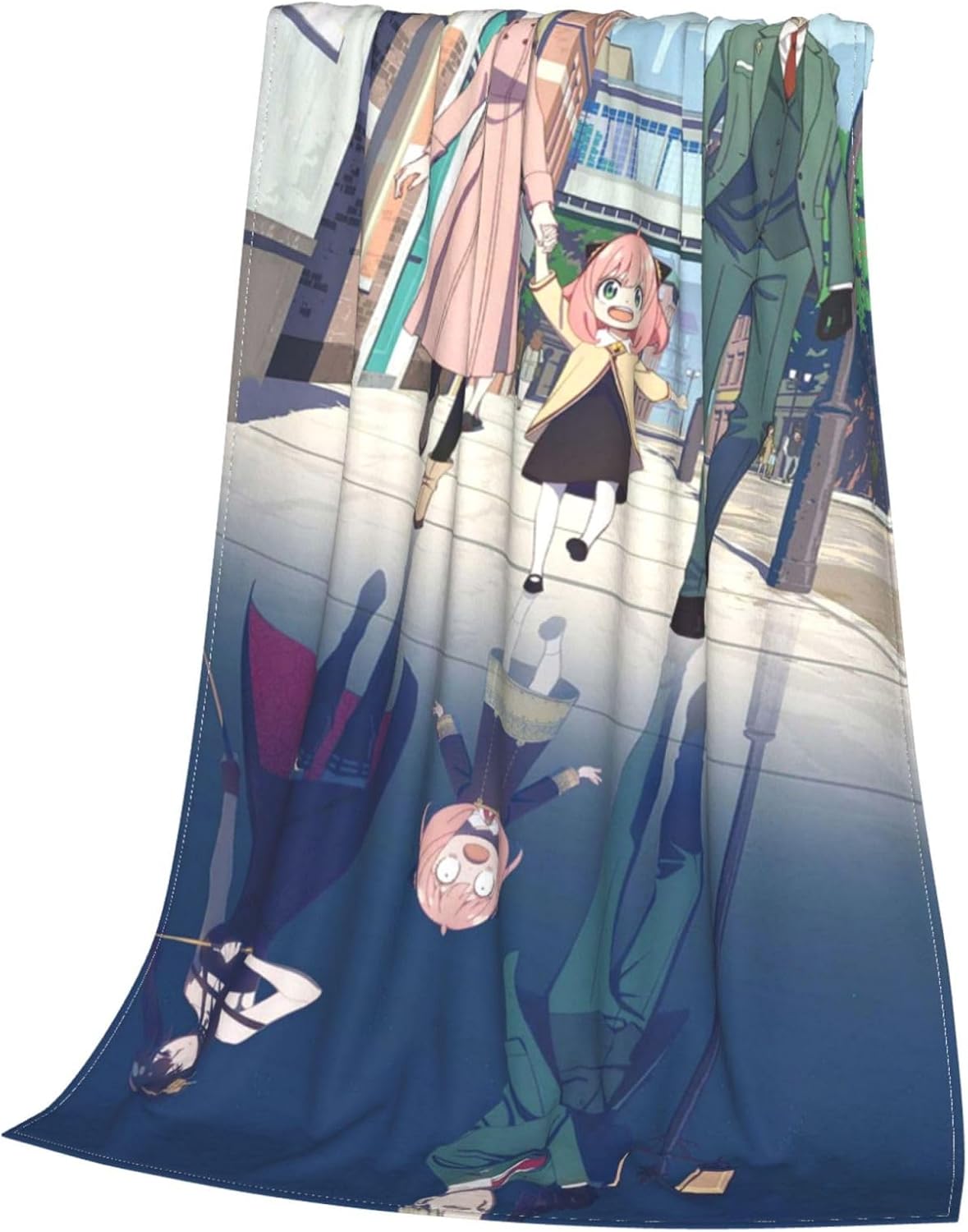 Manta Kawaii para mujer, manta gruesa y suave de dibujos animados adecuada para cama, sofá, asiento trasero, viajes, camping, anime japonés, S-PY,