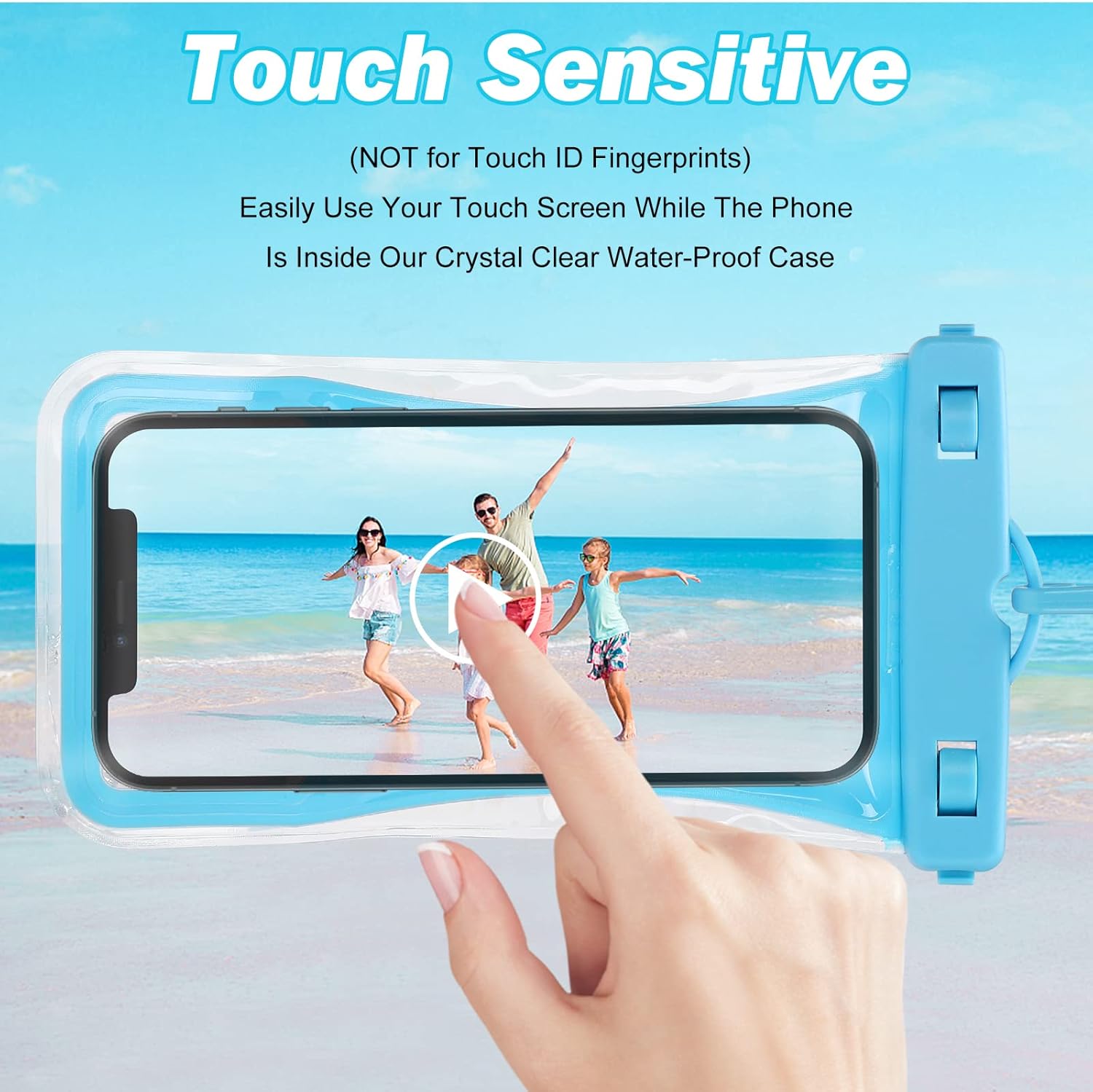 UrbanX Funda impermeable universal para teléfono celular Bolsa seca diseñada para Xiaomi Poco X3 Pro para todos los demás teléfonos inteligentes de