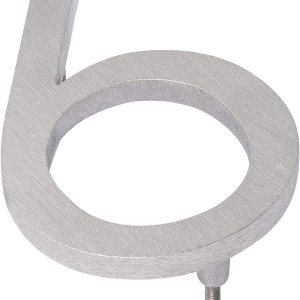 Montague Metal Products MHN-12-F-BA1-6 Número de casa flotante, 12 “x 8.75″ x 0.375” aluminio pulido Montague Metal Products MHN-12-F-BA1-6 Número de casa flotante, 12 “x 8.75″ x 0.375” aluminio pulido