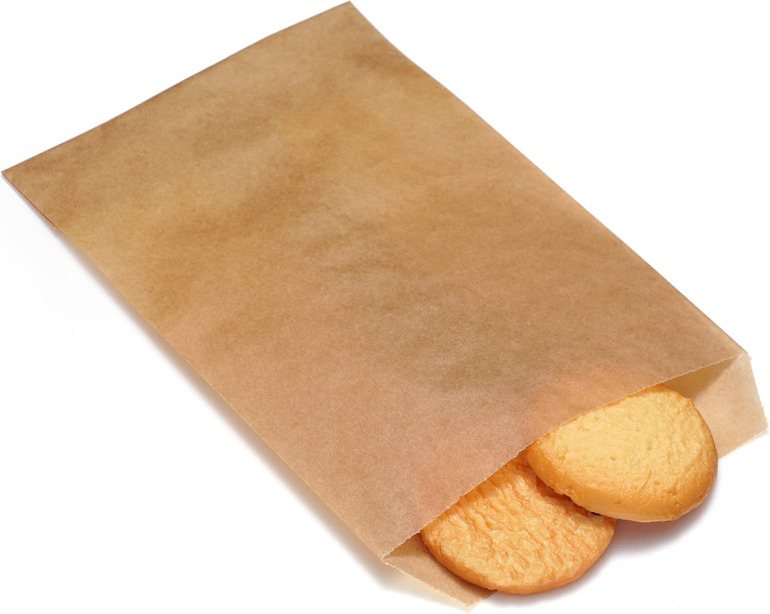 100 sobres de bolsas de papel glassine de Quotidian (5 x 7 pulgadas) (marrón)