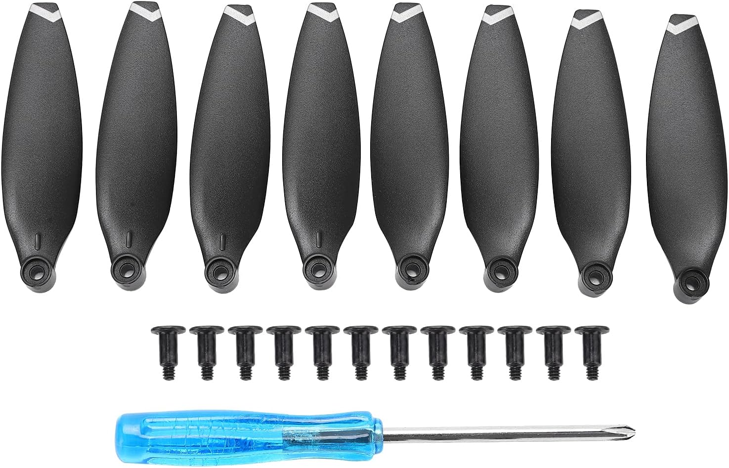 Oumefar 8 cuchillas para drone de bajo ruido y liberación rápida, accesorios de hélices de repuesto, accesorios para cuadricóptero para FIMI X8 Mini