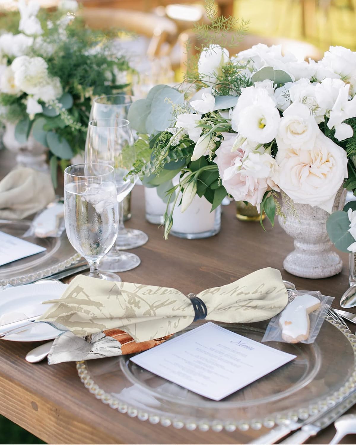 Elegant Pumpkins – Servilletas de tela de lino de 8 paquetes, servilletas reutilizables de mesa de cóctel para boda, fiesta, almuerzo, hotel,