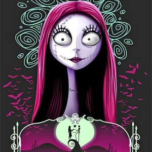 MasxcupLy Kit de pintura de calavera con diamantes 5D para adultos, taladro completo, kit de arte romántico de diamantes de Halloween, pintura con MasxcupLy Kit de pintura de calavera con diamantes 5D para adultos, taladro completo, kit de arte romántico de diamantes de Halloween, pintura con