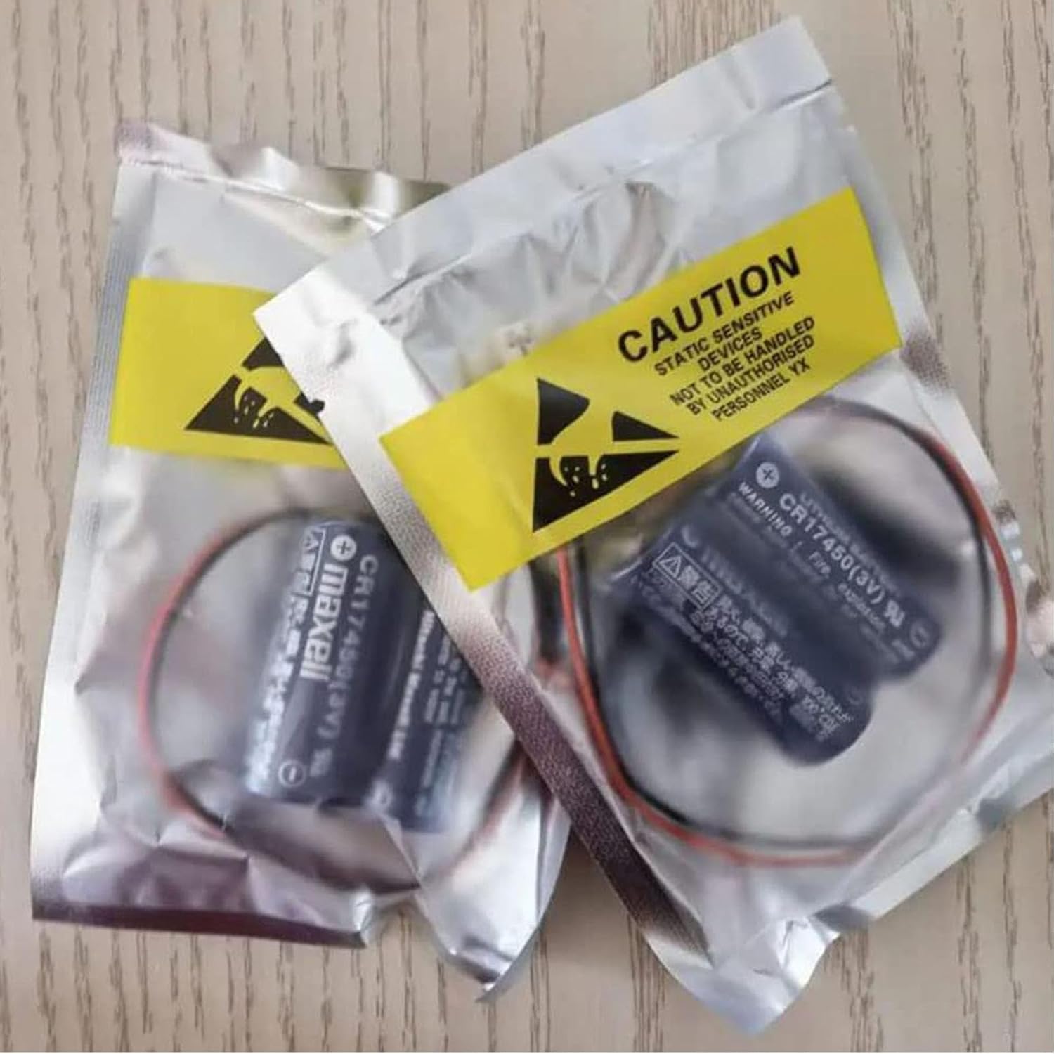 WELLVEUS10 PackCR17450-2WK27  D80UB016170 3V Battery, 2*CR17450 Battery Pack for Mazak 2CR17450 3V Battery