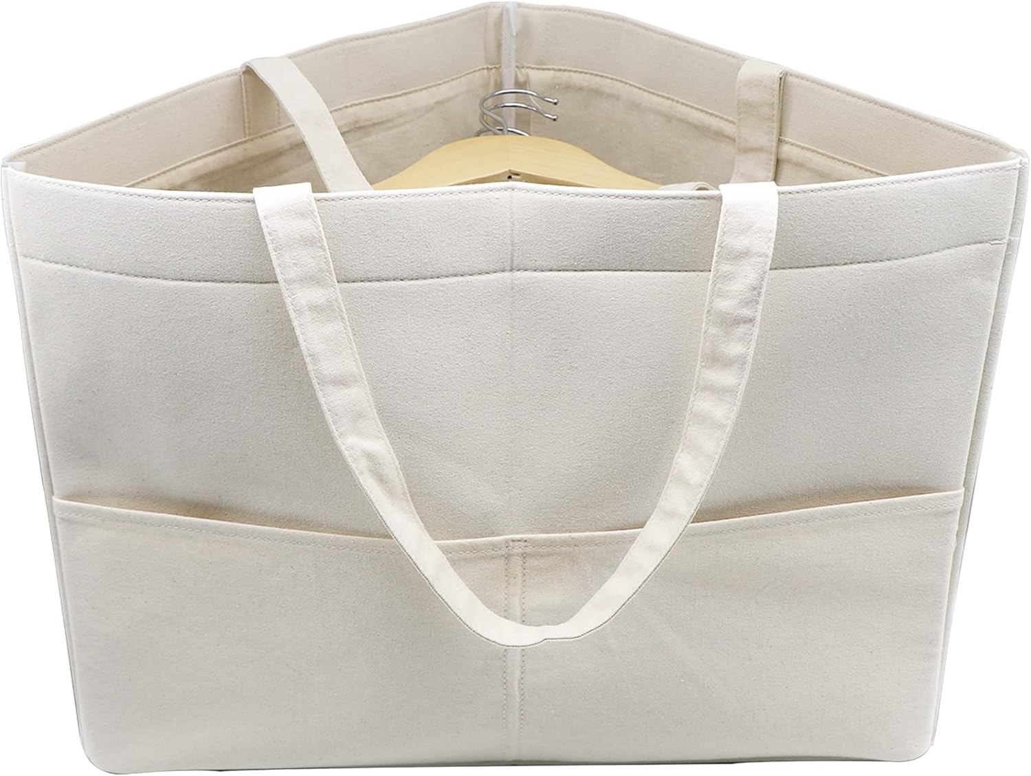 Bolsa de almacenamiento para percha para adultos percha triangular bolsa para armario Tidier Ahorro de espacio Soporte organizador de almacenamiento
