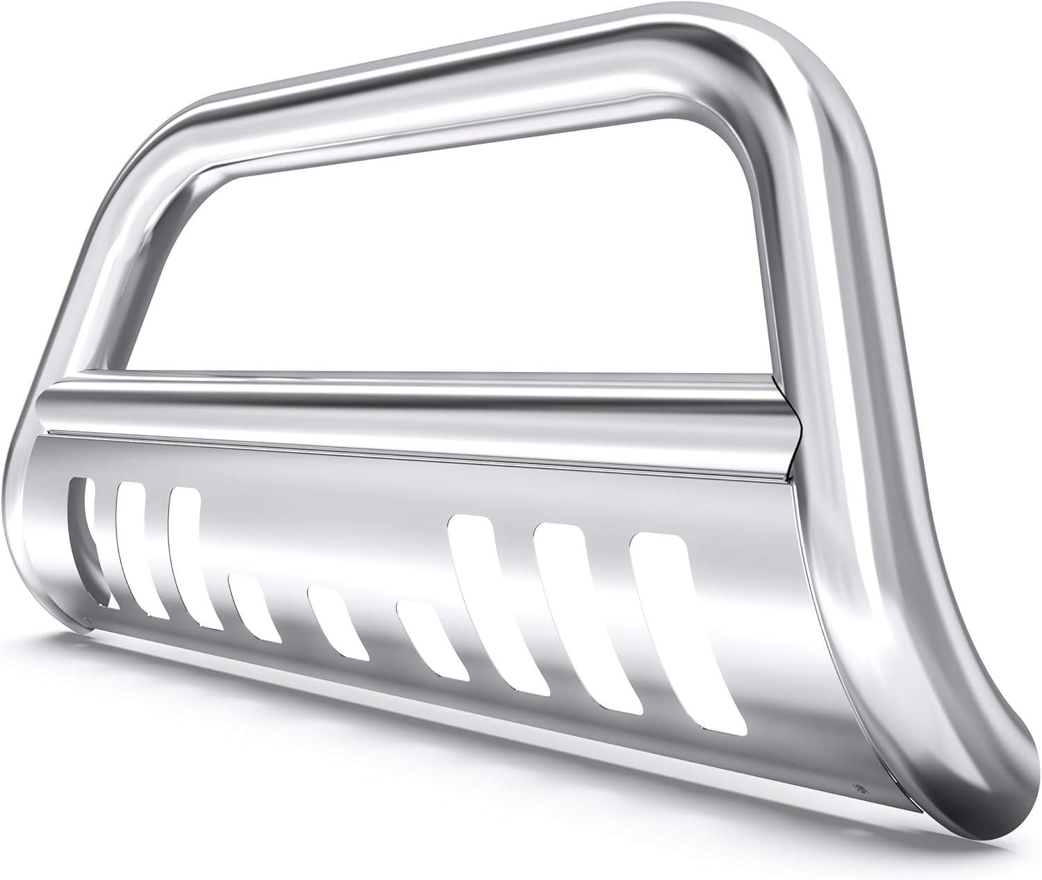 YITAMOTOR Bull Bar compatible con Toyota Tacoma 2016-2023 (excluye los modelos TRD), protector de cepillo de tubo de 3 pulgadas, barra de empuje de