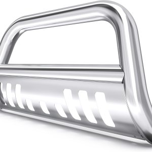 YITAMOTOR Bull Bar compatible con Toyota Tacoma 2016-2023 (excluye los modelos TRD), protector de cepillo de tubo de 3 pulgadas, barra de empuje de YITAMOTOR Bull Bar compatible con Toyota Tacoma 2016-2023 (excluye los modelos TRD), protector de cepillo de tubo de 3 pulgadas, barra de empuje de