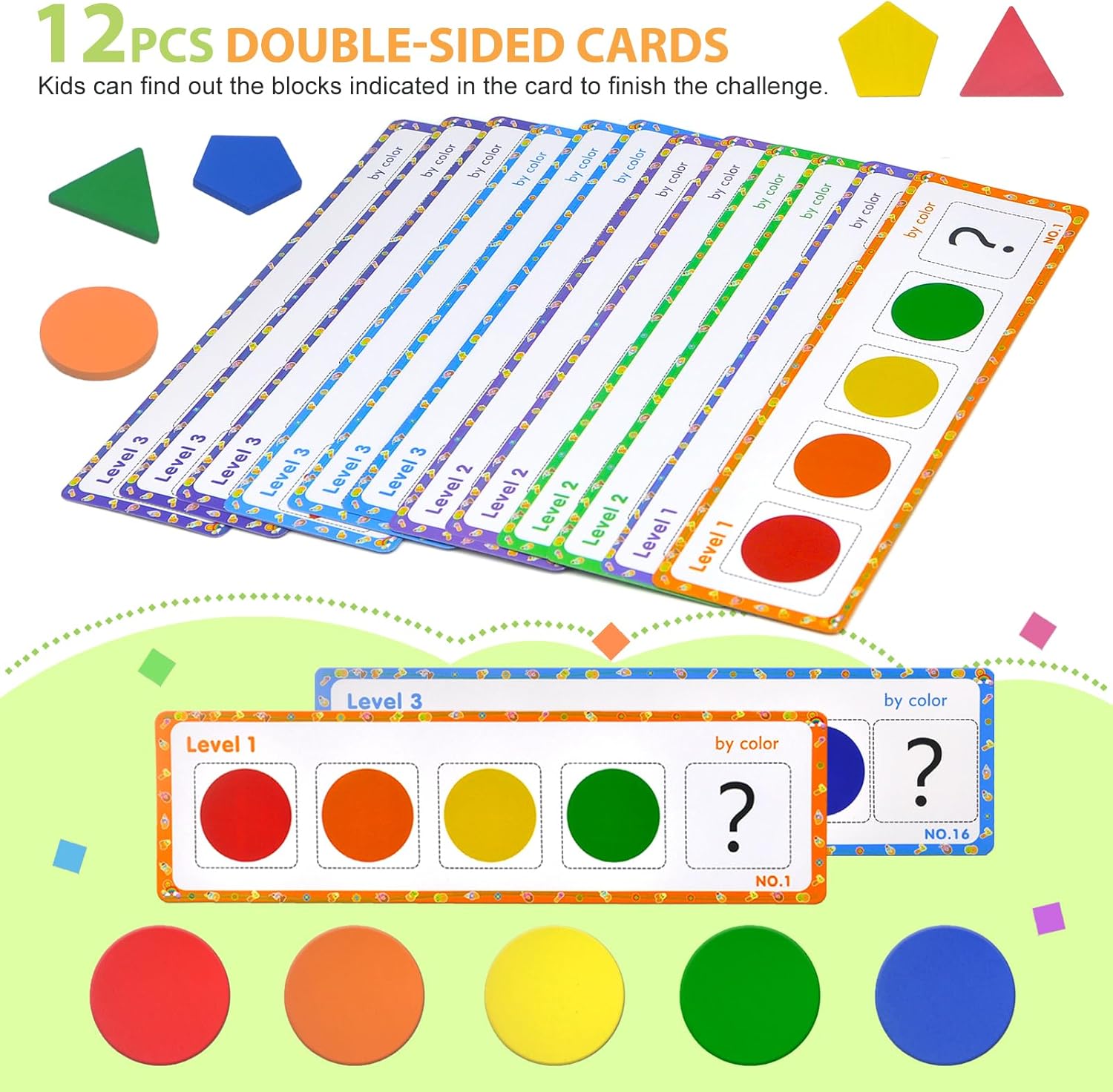 Montessori Toys – Juguetes clasificadores de formas para niños pequeños de 1 a 3 años, juguetes de clasificación de colores, juguetes de madera a