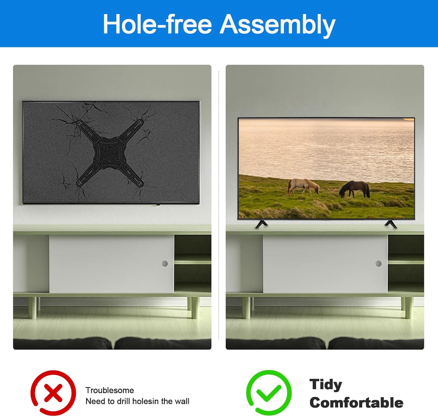 (versión mejorada) Patas base de soporte de TV para TCL Smart Tv-TCL Roku TV 32 pulgadas, 40 pulgadas, 43 pulgadas, 48 pulgadas, 49 pulgadas, 50