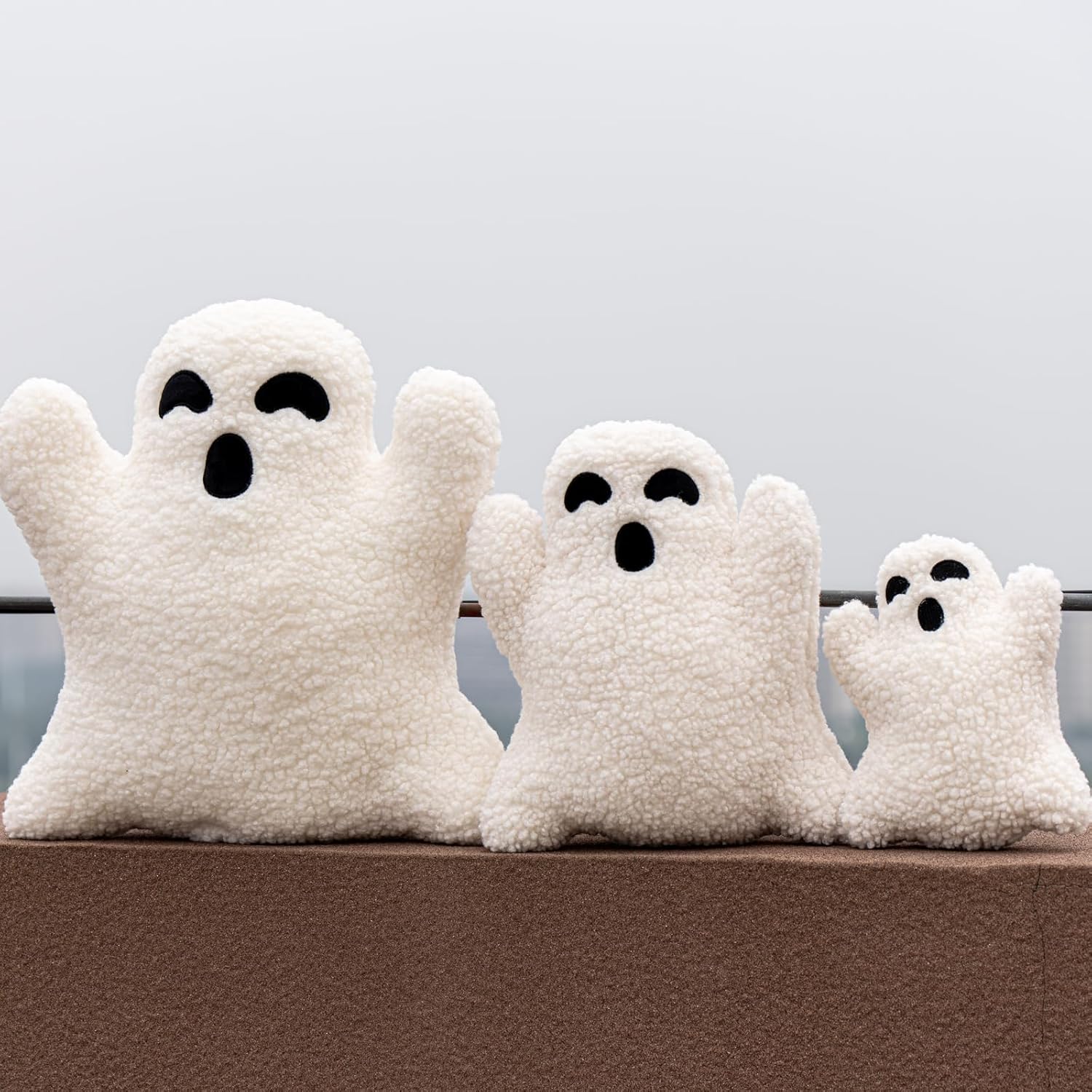Almohada fantasma, ropa de cama de Halloween, almohada en forma de fantasma, almohada de fantasma, almohada fantasma de Halloween (15.7 pulgadas)