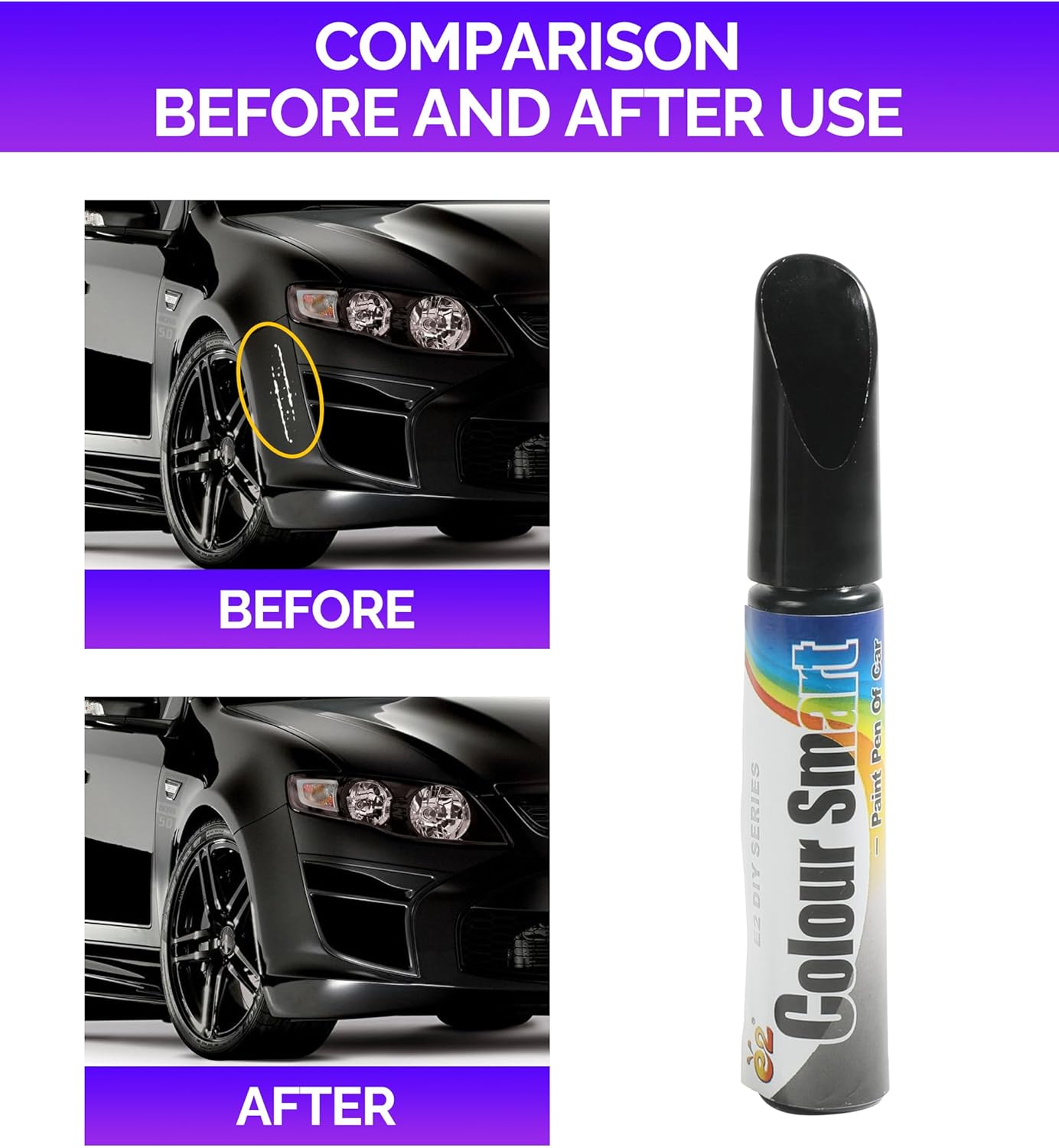 RACOONA Pintura de retoque de automóvil, pintura de retoque para automóviles, pintura automotriz, pintura automotriz, pintura para reparación de