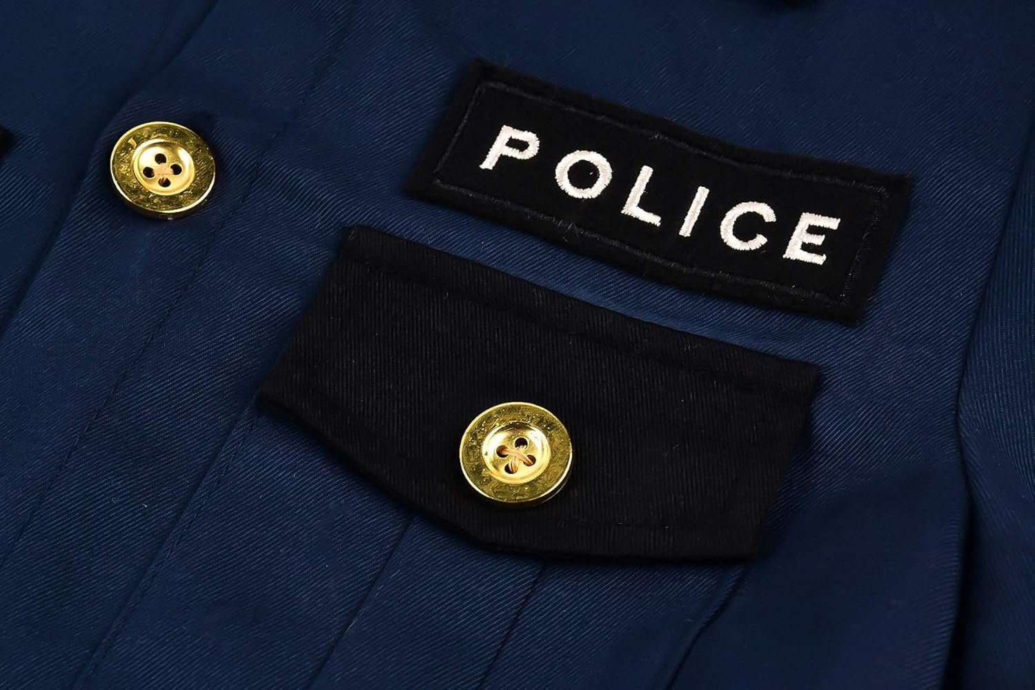 ReliBeauty Disfraz de policía para niños, disfraz de Halloween para niños