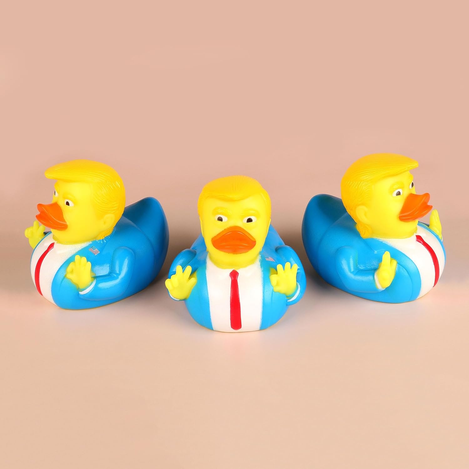 Trump – Pato de goma para bebés, juguetes de baño para Jeeps, patos de goma, divertido juguete de pato para niños, regalo para jeep, patos, regalos