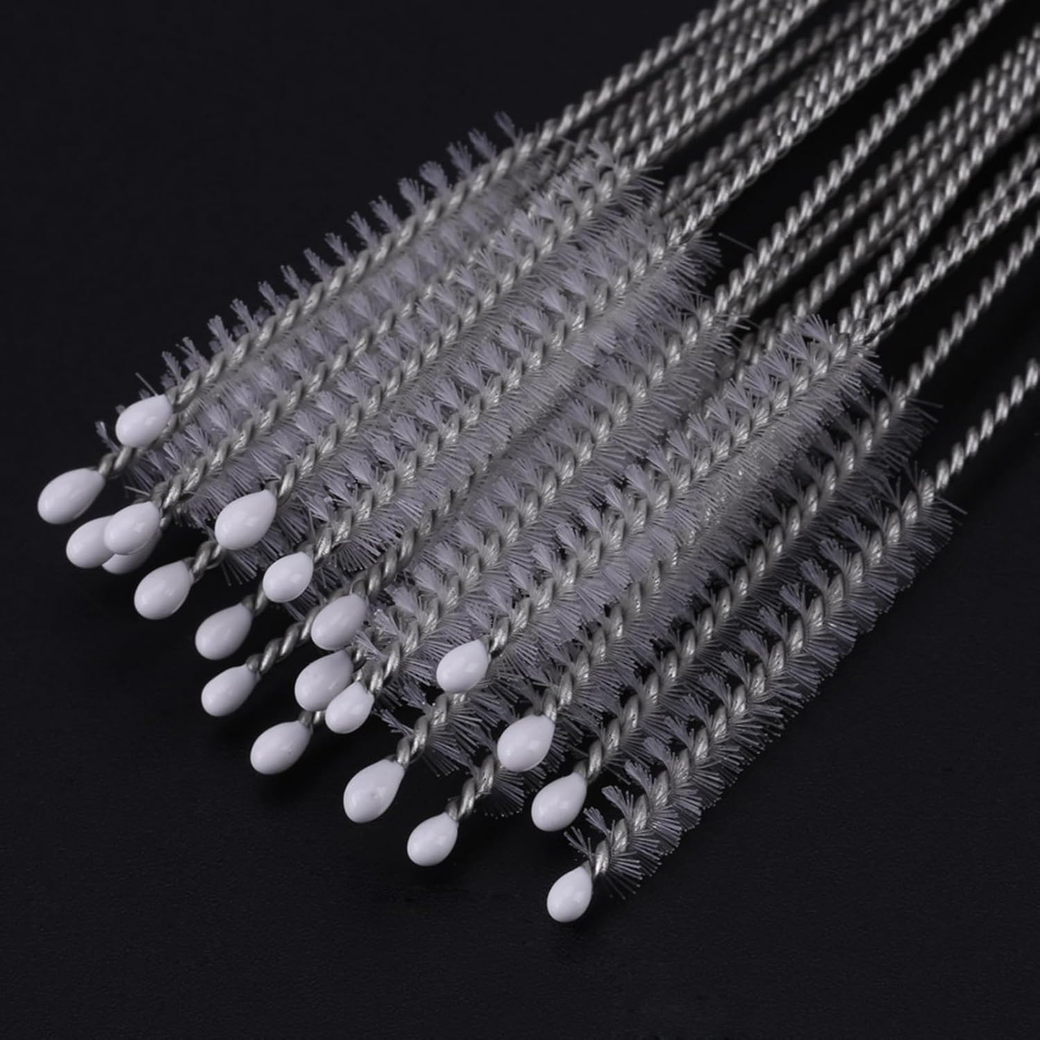 fosa Juego de cepillos de limpieza de botellas,20pcs cepillos de limpieza,Botella de alimentación de leche para bebés Taza de acero inoxidable