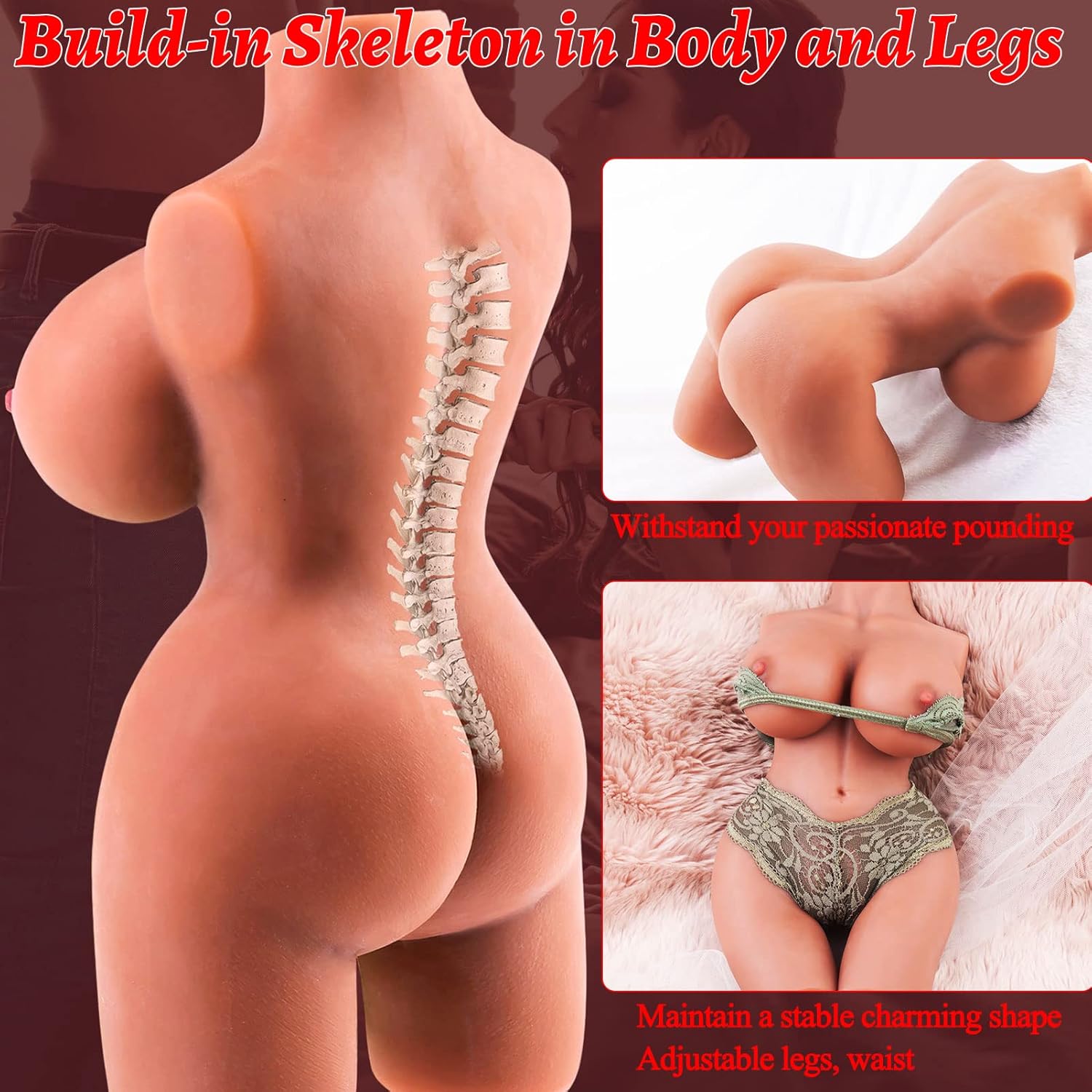 Muñeca sexual realista, culo grande con tetas, vagina, vagina, muñecas sexuales, torso femenino, juguetes sexuales, muñeca sexual realista,