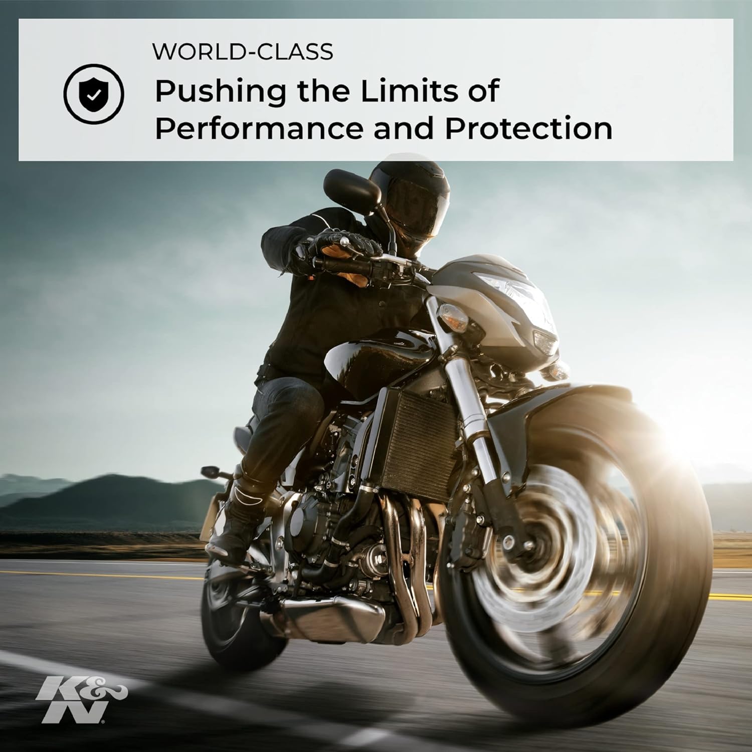 K&N Filtro de aire del motor Alto rendimiento, Premium, Powersport Filtro de aire Se adapta a BMW 2011-2019 (K1600B, K1600GT, K1600GA, K1600GTL,