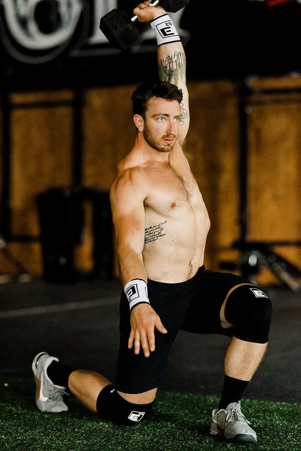 Element 26 Agility – Rodillera de compresión, 1 par (0.118 pulgadas), rodillera de compresión para entrenar, correr y levantar pesas, para hombres y