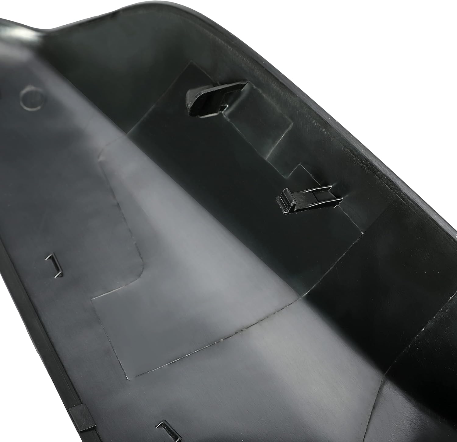 HECASA Cubierta de espejo compatible con Chevrolet Malibu 2016-2022, repuesto para 84026841 de plástico negro lado del conductor