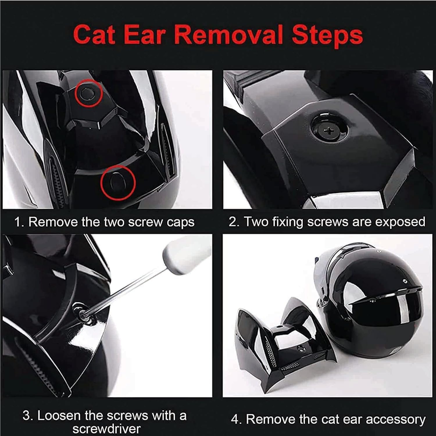 Casco de motocicleta para hombres y mujeres, casco de locomotora de gato genial, casco modular abatible de cara completa, casco de motocicleta de
