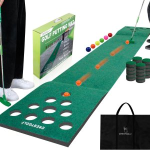 Juego de 20 agujeros para jugar golf en interiores y exteriores, juego de golf verde para fiesta en el patio trasero, juegos de golf increíbles con Juego de 20 agujeros para jugar golf en interiores y exteriores, juego de golf verde para fiesta en el patio trasero, juegos de golf increíbles con