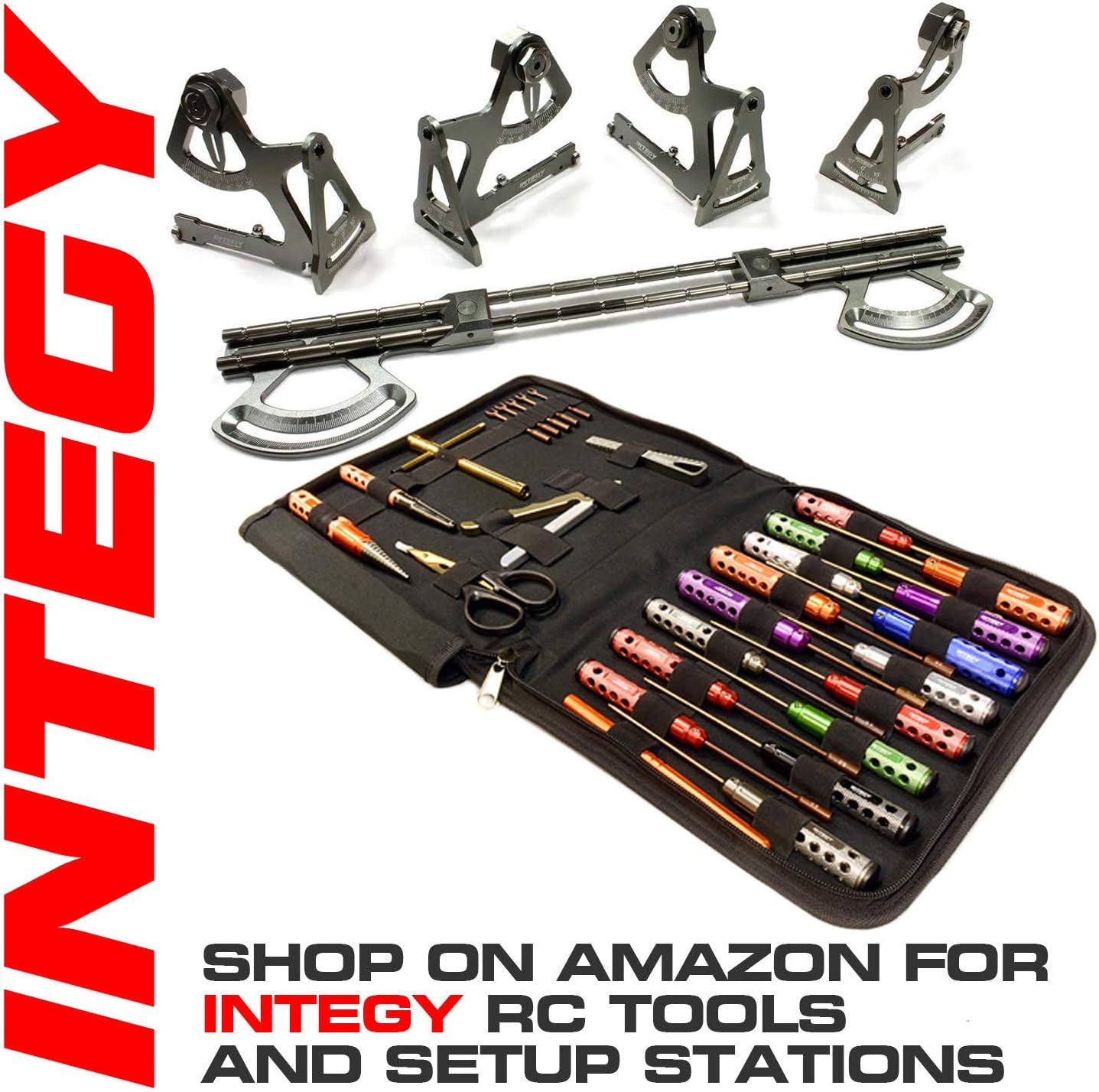 Integy Modelo RC C29489GUN mecanizado 3.465 in amortiguadores todoterreno con resorte interno para oruga escala 110