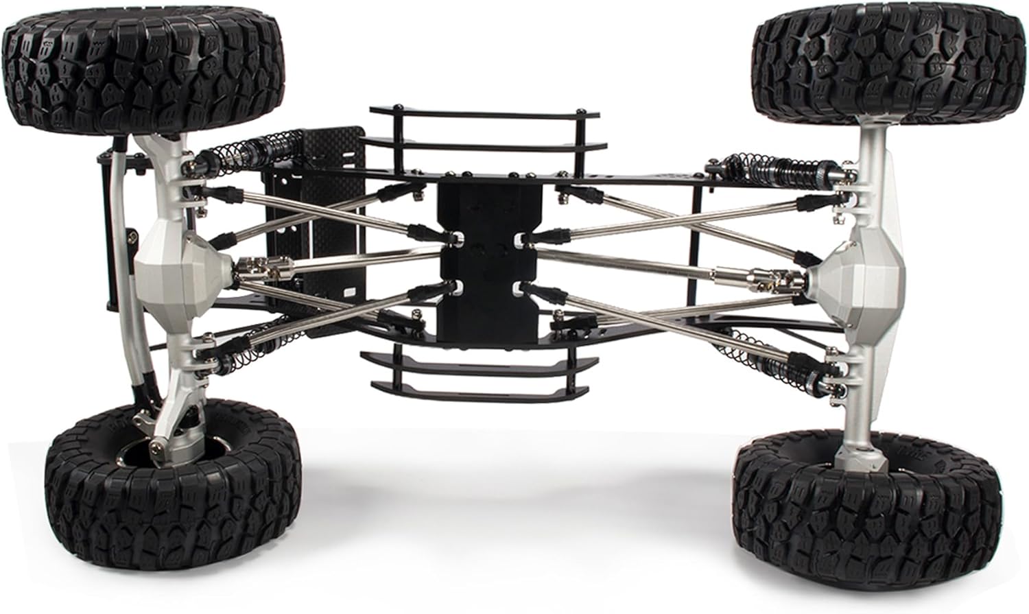 SCX10 Eje de transmisión 2 piezas de 2.677-9.016 in cortado a la longitud de acero inoxidable para 110 RC Crawler LCG Rig Sportys Scalers GSPEED
