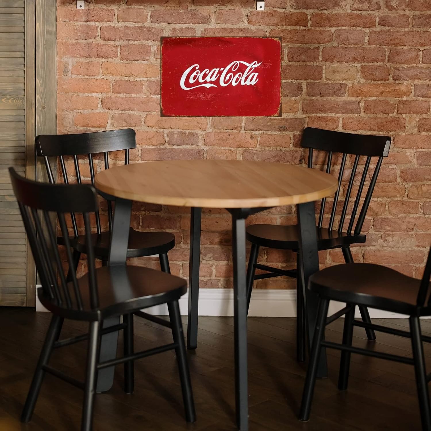 Cartel de metal retro de estaño, decoración de pared vintage, coca cola roja para pub, restaurantes, cafetería, club, placa de pared de cueva de