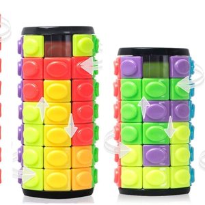 RYTOYS Juguete para la ansiedad rompecabezas de cubo mágico rompecabezas de cerebro para adultos juego de mano inquieto de lógica de cilindro RYTOYS Juguete para la ansiedad rompecabezas de cubo mágico rompecabezas de cerebro para adultos juego de mano inquieto de lógica de cilindro