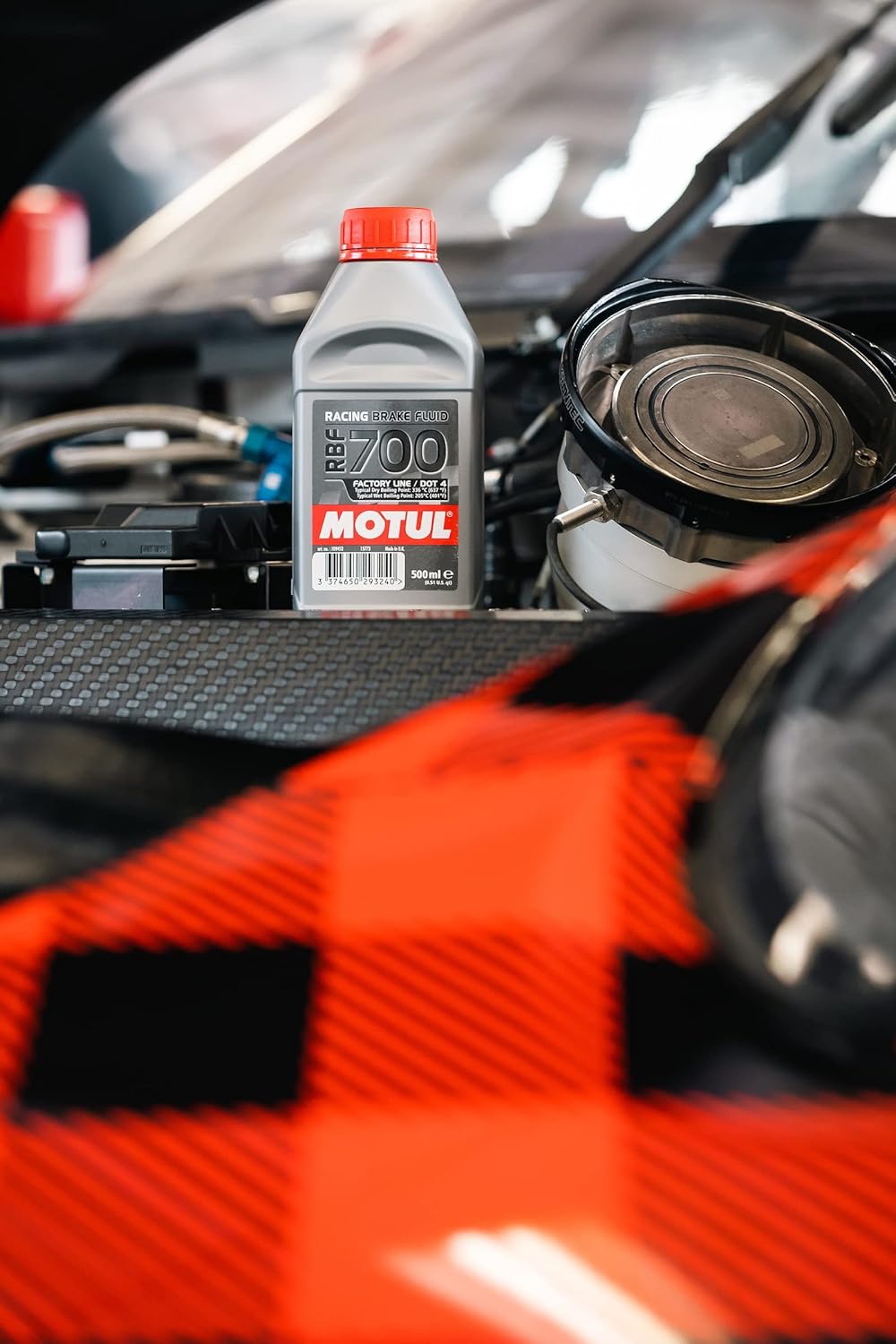 Motul 111257 RBF 700 Línea de fábrica Líquido de carreras de frenos Full Synthetic DOT 4 Temperatura extrema de alto rendimiento