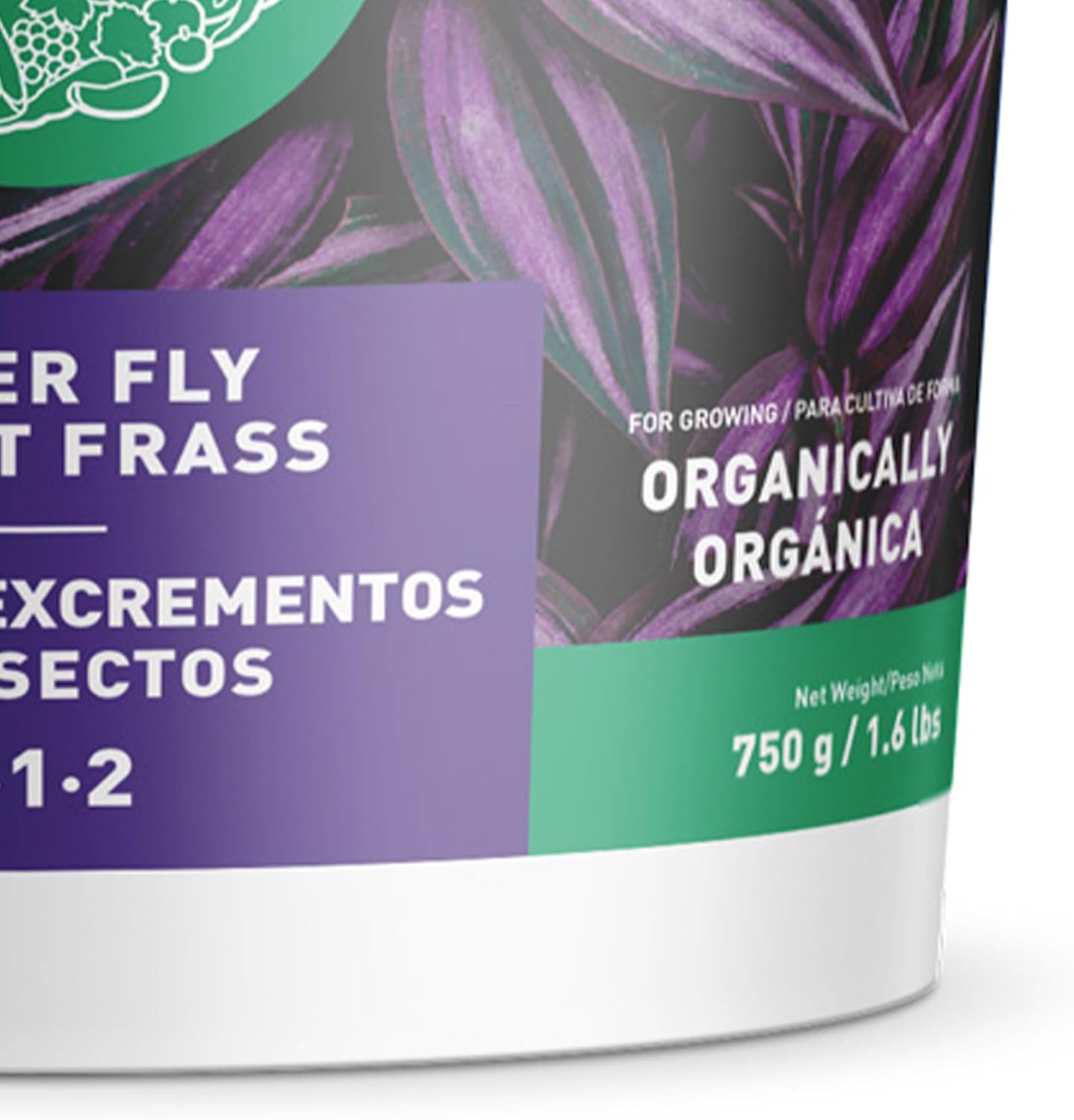 GAIA GREEN Organics 26.46 oz Super Fly Insect Frass Natural Nutrientes del suelo para jardinería de verduras, frutas y plantas con flores