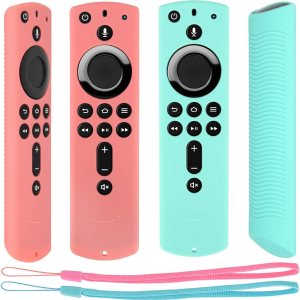 2 Pack Silicone Remote Cover Compatible with Fire TV Stick 4K Alexa Voice Remote Control, Lightweight Anti Slip Shockproof Protective Sleeve (Mint 2 Pack Silicone Remote Cover Compatible with Fire TV Stick 4K Alexa Voice Remote Control, Lightweight Anti Slip Shockproof Protective Sleeve (Mint