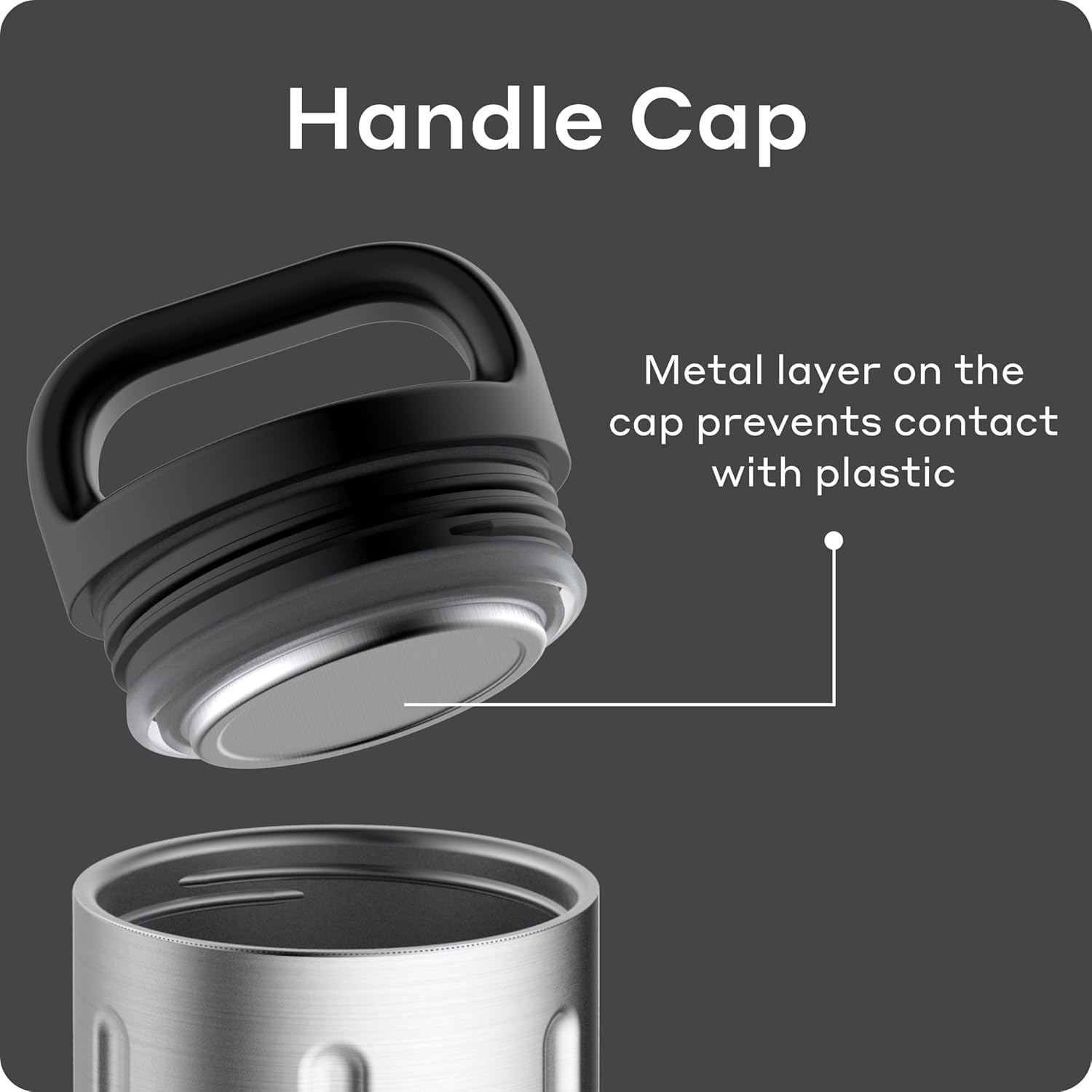 Paquete de botella de agua de acero inoxidable aislada al vacío de 26 onzas para bebidas frías y calientes y taza de café de viaje aislada de 16 oz