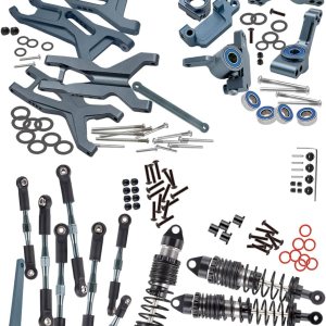 Pieza de actualizaciones para 110 Slash 2WDSlash 2WD VXL, aleación Big Bore RC amortiguador de choques, brazo de suspensión delantero trasero, Pieza de actualizaciones para 110 Slash 2WDSlash 2WD VXL, aleación Big Bore RC amortiguador de choques, brazo de suspensión delantero trasero,